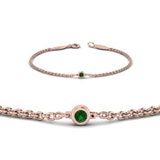 single-diamond-chain-bracelet-with-emerald-in-14k-rose-gold-fdbr651576gemgrangle2-nl-rg